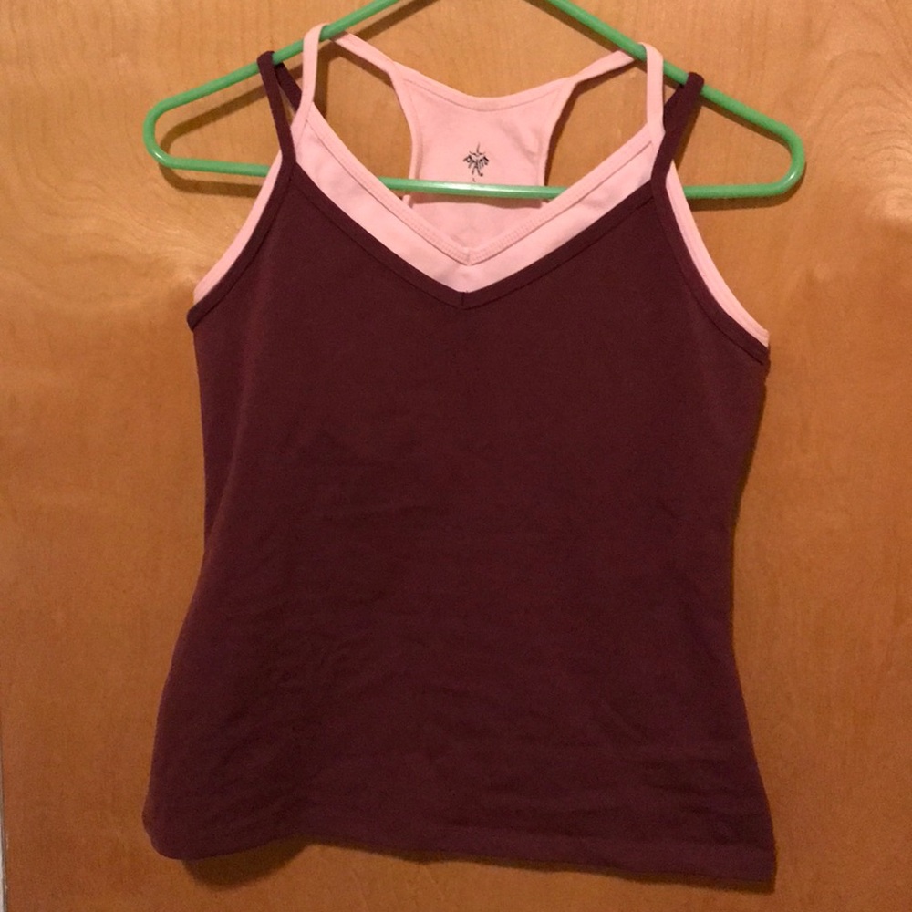 PrAna layered yoga top